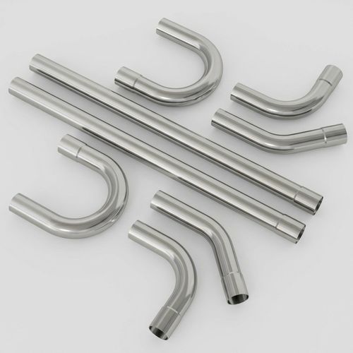 2.5 in Mild Steel DIY Custom Exhaust Pipe Kit (8-Piece)