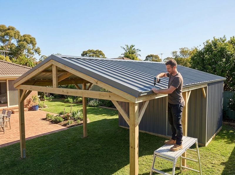 Galvanized Steel Roof Panels, 25-Piece Gray Set (213 sq ft)